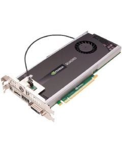 NVIDIA Quadro 4000 for Mac by PNY 2GB GDDR5 PCI Express Gen 2 x16 DVI-I DL, DisplayPort and Stereo OpenGL, DirectX (Boot Camp), CUDA and OpenCL Profesional Graphics Board, VCQ4000MAC-PB