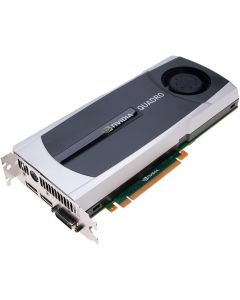 NVIDIA Quadro 6000 by PNY 6GB GDDR5 PCI Express Gen 2 x16 DVI-I DL Dual DisplayPort and Stereo OpenGL, DirectX, CUDA, and OpenCL Profesional Graphics Board, VCQ6000-PB
